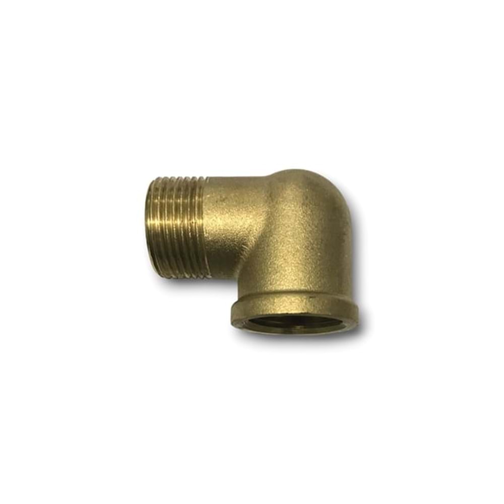KROM KÖŞE NİPELLİ DİŞİ-ERKEK 3/4 KROM/SARİ KOCAMAN
