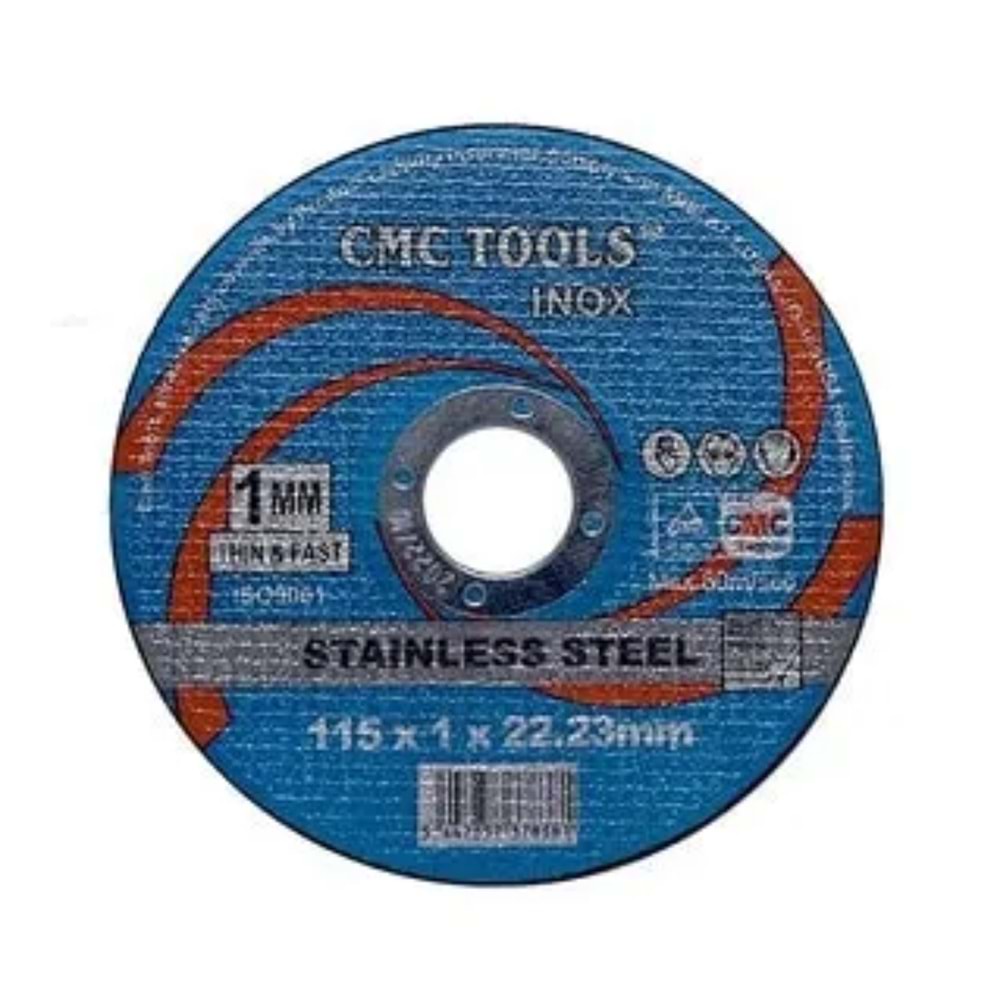 CMC İNOX DEMİR KESME TAŞI 115*1*22.23 MM MAVİ