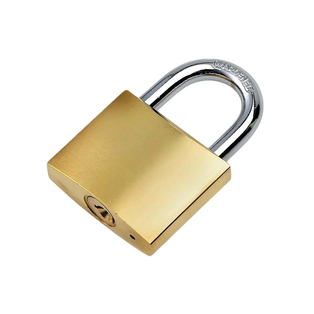 ASMA KİLİT SARI-3 ANAHTAR-38 MM-TKY-CIRCLE-SARI