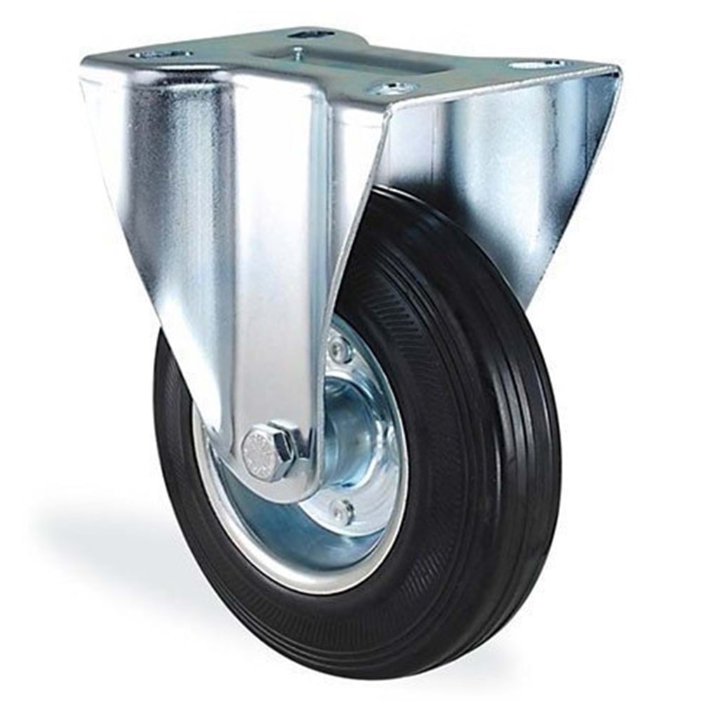 TEKERLEK SABİT METAL 125MM KROM SEZAL - CEO KAMA
