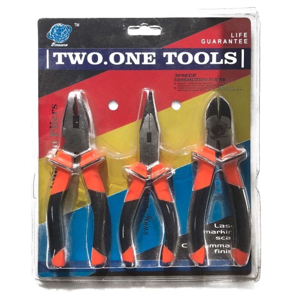 PENSE SETİ-3 LÜ-180 MM-TWO ONE-TURUNCU