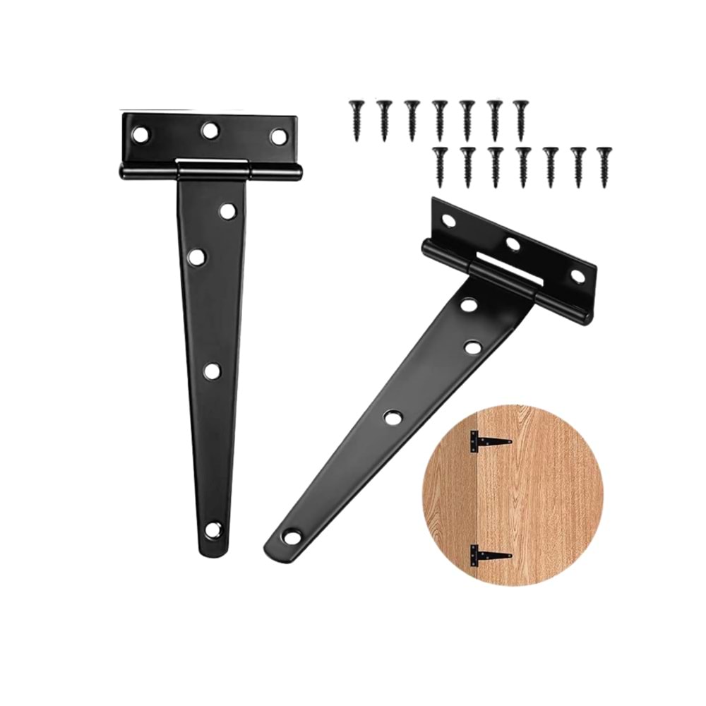ÇKN KALIN T MENTEŞE 14 İNÇ 35 CM SİYAH