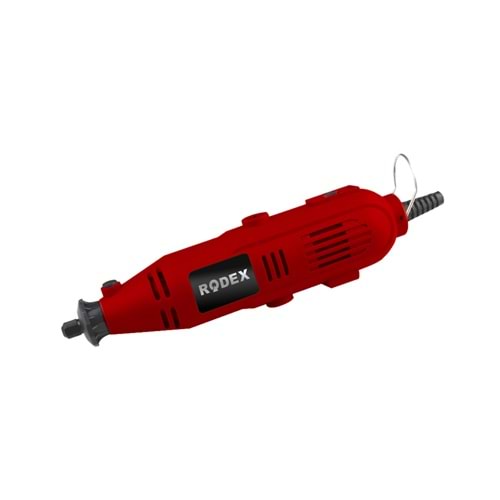 RODEX MİNİ GRAVÜR SET TAŞLAMA MAKİNESİ 135W 10000-32000 RPM KIRMIZI RDX1341