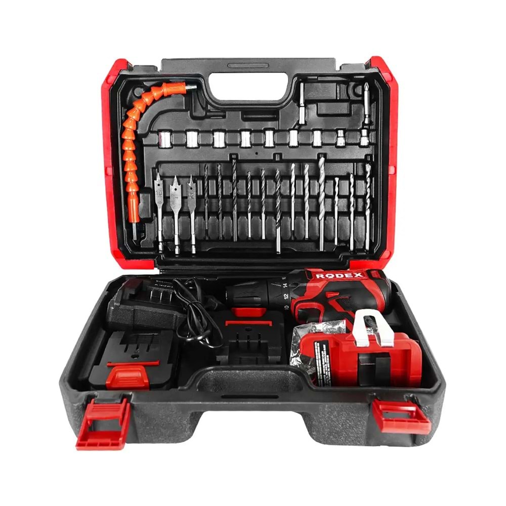 A.MATKAP 10MM 0- 350/0-1350RPM 35NM2X LI-ION 20V/2.0Ah2 VİTES 17 PRÇ RODEX RDX3375A