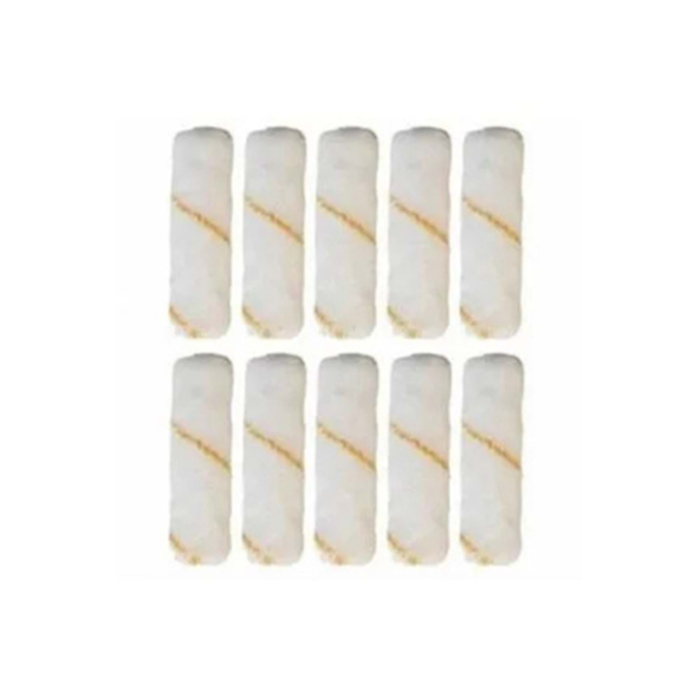 ROLART TEK PARMAK RULO YEDEK 12'Lİ PAKET 10 CM TURUNCU-BEYAZ