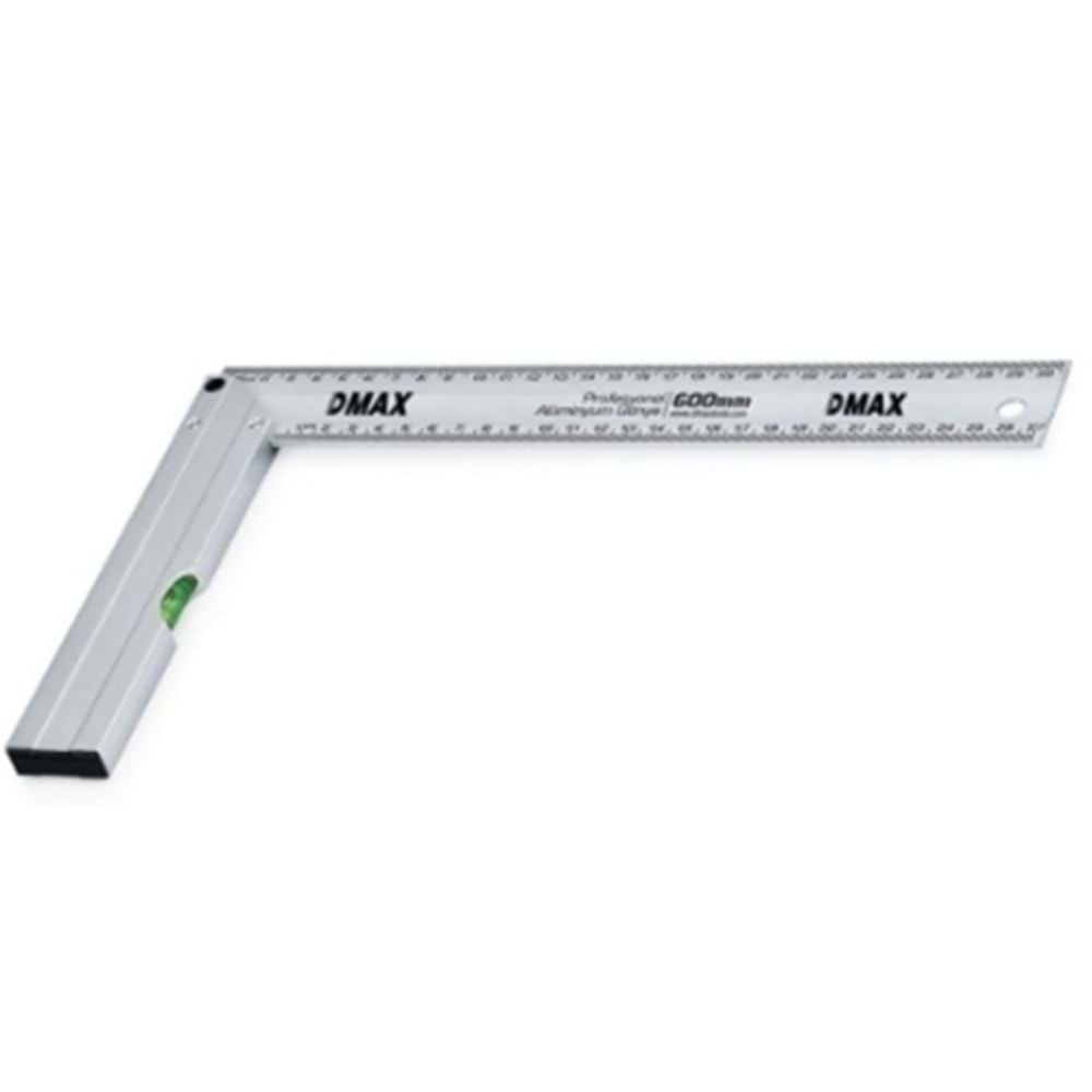 DMAX SU TERAZİLİ ALÜMİNYUM GÖNYE 400 MM SİLVER