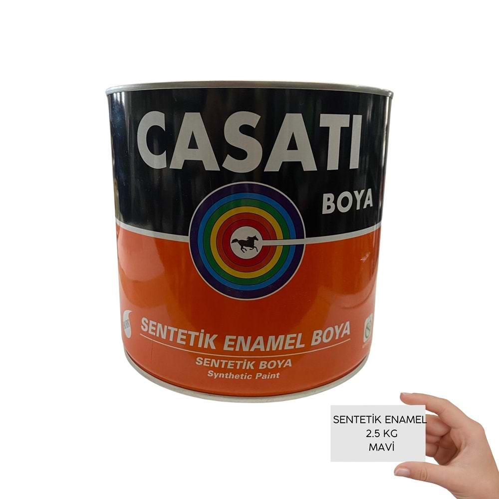 CASATİ SENTETİK BOYA 2.5 KG BONCUK MAVİ
