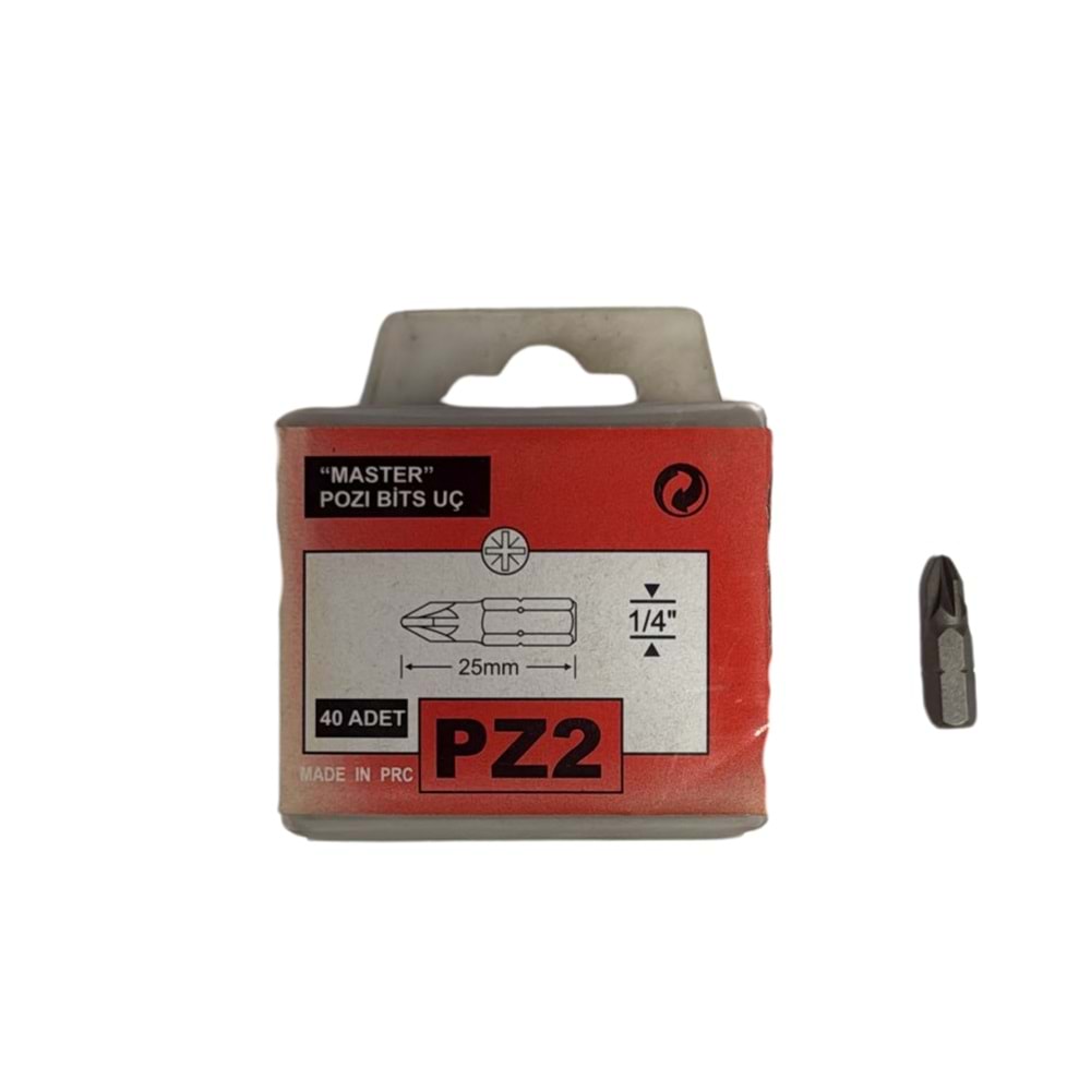 UGR TEK TARAF PZ BİTS UÇ YILDIZ PZ 2*25 MM SİYAH