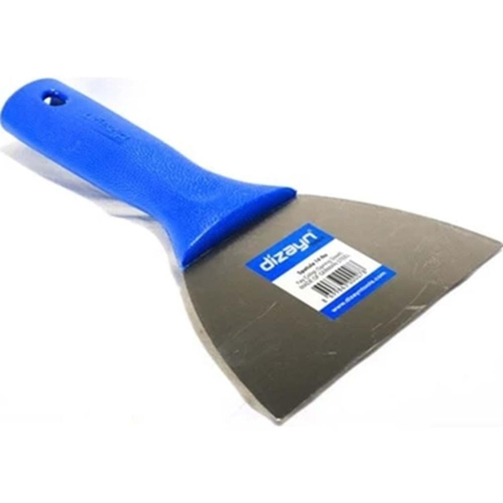 SPATULA PLASTİK SAP ÇELİK NO 6 MAVİ DİZAYN