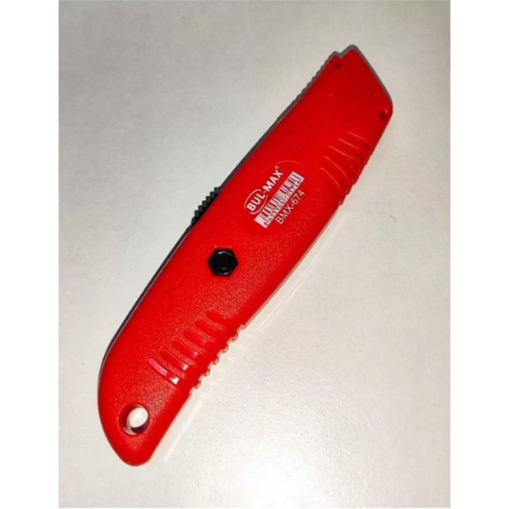 MAKET BIÇAĞI PLASTİK 150 MM KIRMIZI BUL-MAX