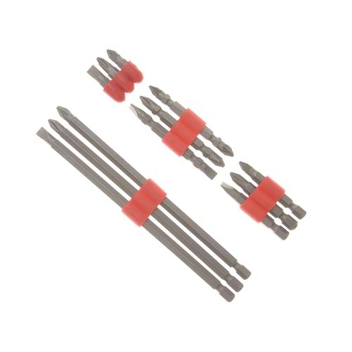 BİTS UÇ SET-12 PARÇA-25-50-65-150 MM-TOOLTECH-SİYA