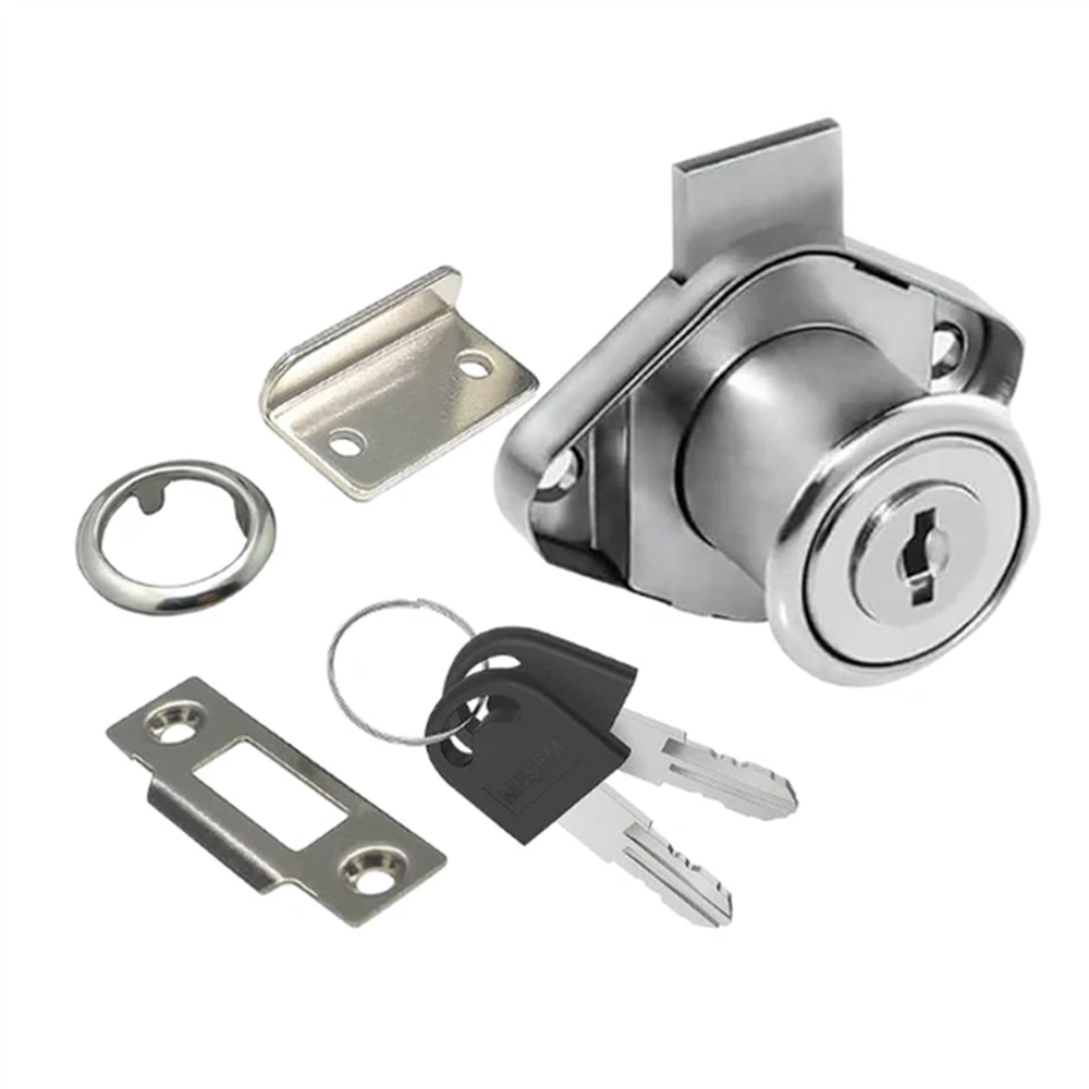 ÇEKMECE KİLİDİ OVAL KROM 555