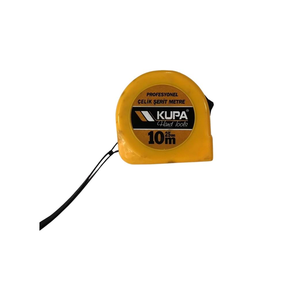 KUPA METRE 10 MT*25 MM SARI-SİYAH